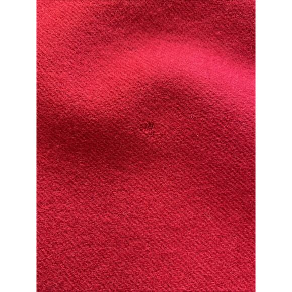 Vintage 60s Red Pencil Skirt 100% Virgin Wool Lined Women’s Size 10 Read / S - Picture 16 of 16